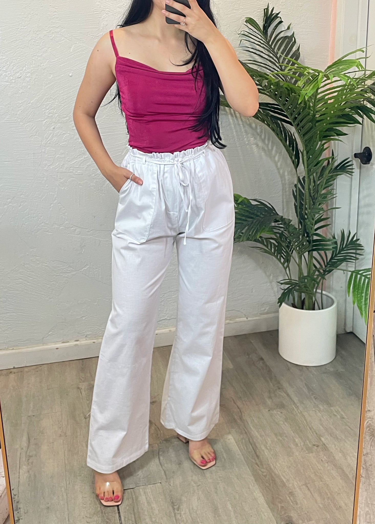 ALYCE PANTS (WHITE)