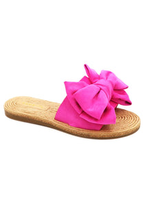 Melody Bow Sandals (Pink)