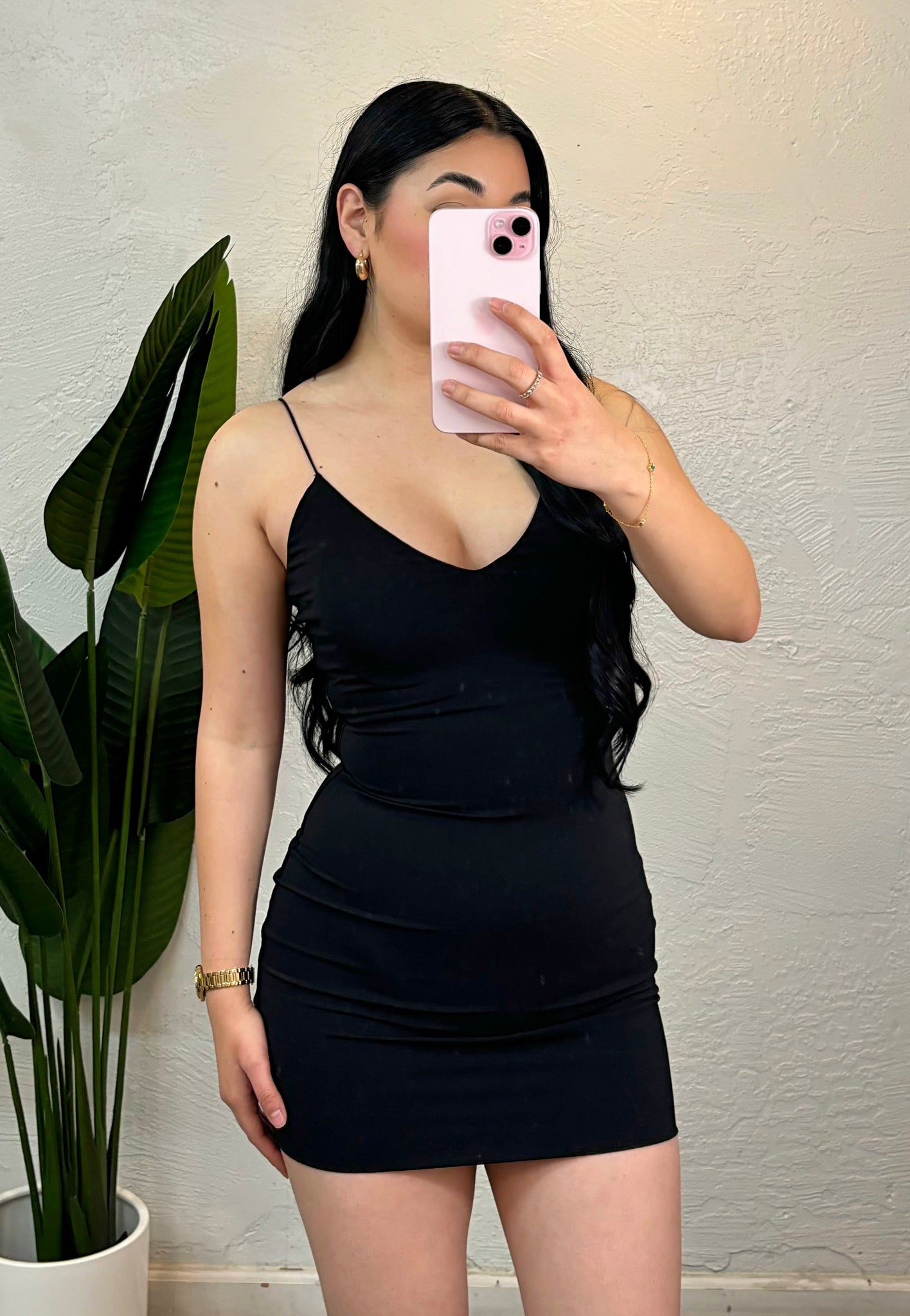 Tessa Cami Dress (Black)